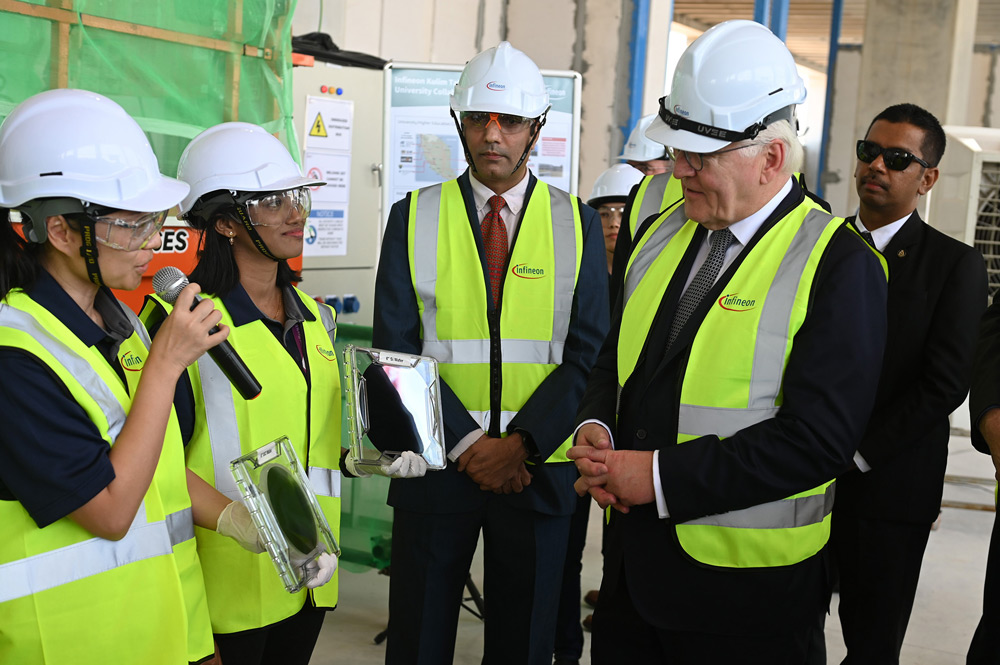 Germany’s President visits Infineon’s Kulim 3 fab site in Malaysia