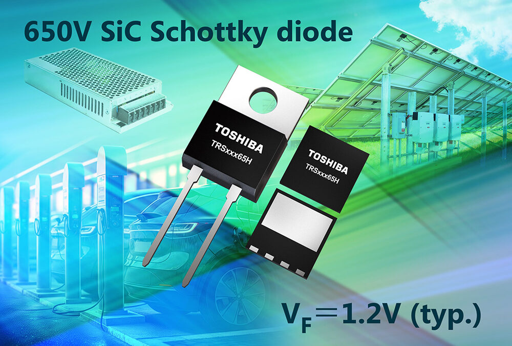 Toshiba launches SiC 650V Schottky barrier diodes with forward voltage of 1.2V