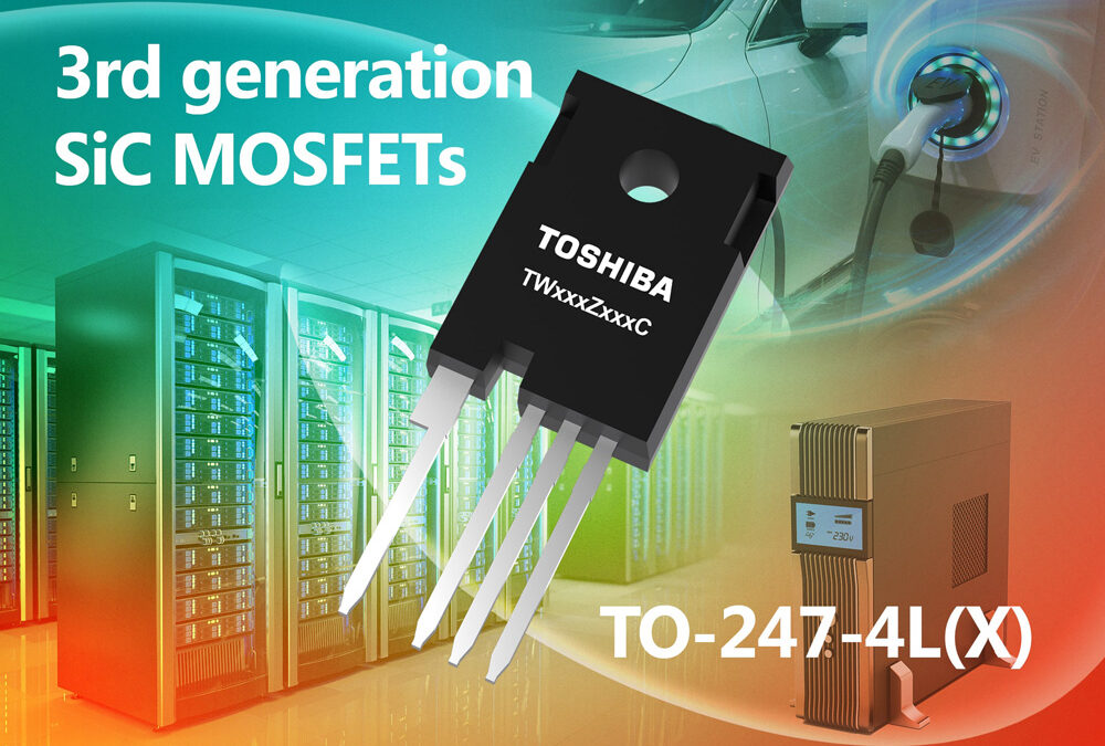 Toshiba releases third-generation SiC MOSFETs with reduced switching losses