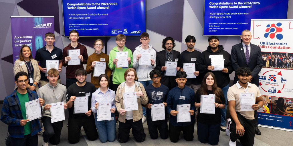 CSA Catapult and UK Electronics Skills Foundation coordinating Welsh Sparc bursaries